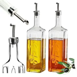 butelka-na-oliwe-1l-szklana-2-szt-olej-i-ocet-z-dozownikiem-stalowym