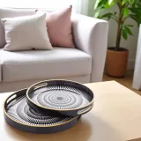 taca-dekoracyjna-czarna-elegancka-glamour-tacka-podstawka-pod-swiece-2-szt-kolor-wielokolorowy-ksztalt-okragly