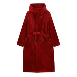 szlafrok-xs-cieply-miekki-gruby-z-kapturem-wiazany-czerwony-unisex-paulo