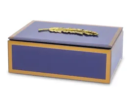 szkatulka-na-bizuterie-szklana-fioletowo-zlota-pioro-16-cm