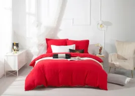posciel-satynowa-queen-premium-140x200-czerwona-ze-zlota-biza