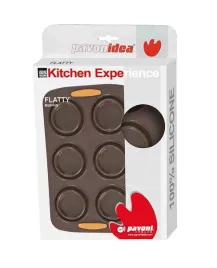 forma-do-babeczek-muffinek-brazowa-silikonowa-6-x-muffin-flatty-pavoni