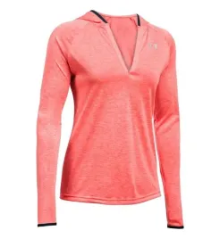 bluza-under-armour-tech-ls-hood-twist-women-coral-l