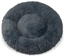 legowisko-dla-psa-kota-pluszowe-shaggy-grafit-100cm