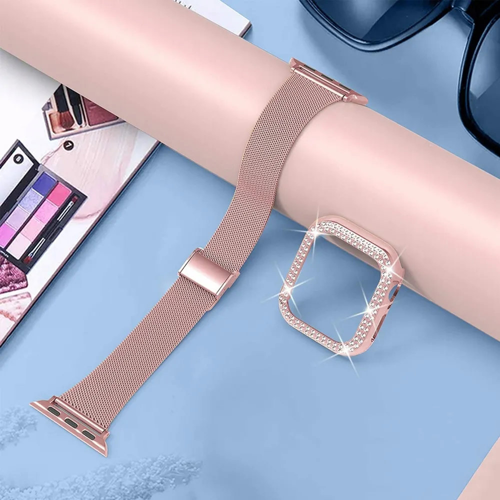 pasek-bransoleta-etui-case-z-diamentami-do-apple-watch-7-8-9-45mm-kolor-rozowy