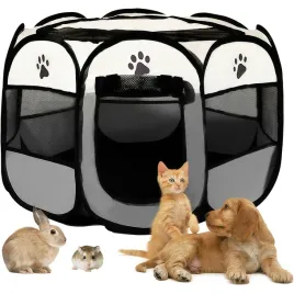 klatka-skladana-dla-zwierzat-kojec-przenosny-z-przezroczysta-74x74x43cm