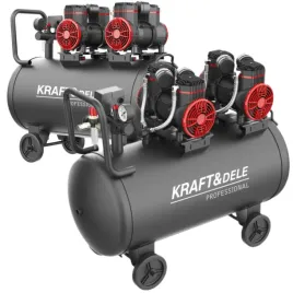 kompresor-warsztatowy-bezolejowy-sprezarka-2-silniki-1450w-100l-8bar-4-tlok