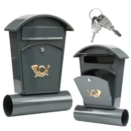 vorel-skrzynka-na-listy-pocztowa-480-x-280-x-80-mm-odcienie-szarosci-78591