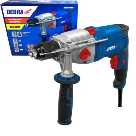 dedra-wiertarka-udarowa-1100w-uchwyt-13mm-dwubiegowa-1200-3200-rpm-ded7962