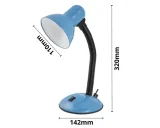 lampka-biurkowa-e27-niebieska-zasilanie-sieciowe