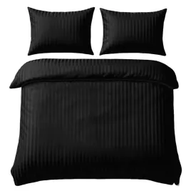 posciel-adamaszek-220x200-cm-2x-70x80-cm-czarna-hotelowa-premium