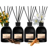 4-x-250ml-mix-zapach-drzewno-orientalny-do-domu-patyczki-zestaw-prezentowy-sklad-zestawu-butelka-z-zapachem-do-domu-5xpatyczkow-ozdobny-korek