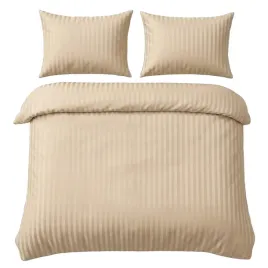 posciel-adamaszek-220x200-cm-2x-70x80-cm-bezowa-hotelowa-premium