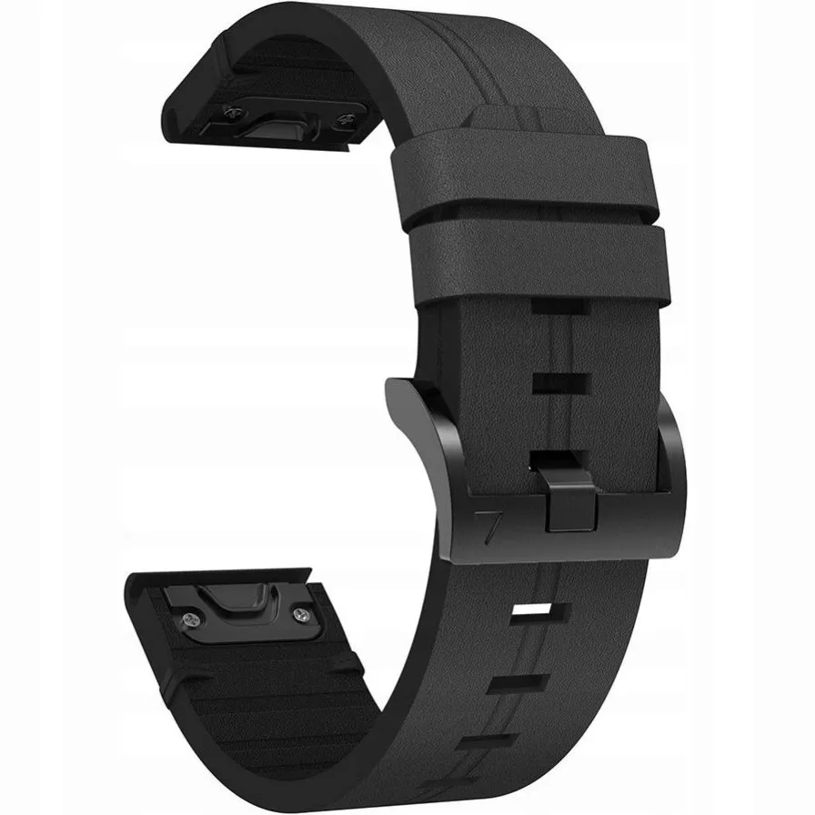 pasek-skorzany-quickfit-do-garmin-forerunner-745-935-945-955-965-opaska-kolor-czarny