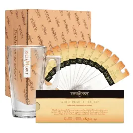 zestaw-richmont-white-pearl-of-fujian-12-saszetek-szklanka-richmont-hot