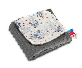 kocyk-minky-sensillo-koc-75x100-szary-lapacz-snow