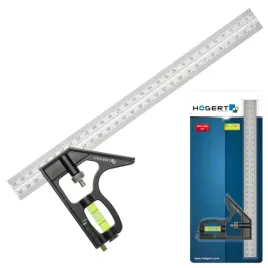 hogert-katownik-stolarski-z-poziomica-300mm-ht4m217