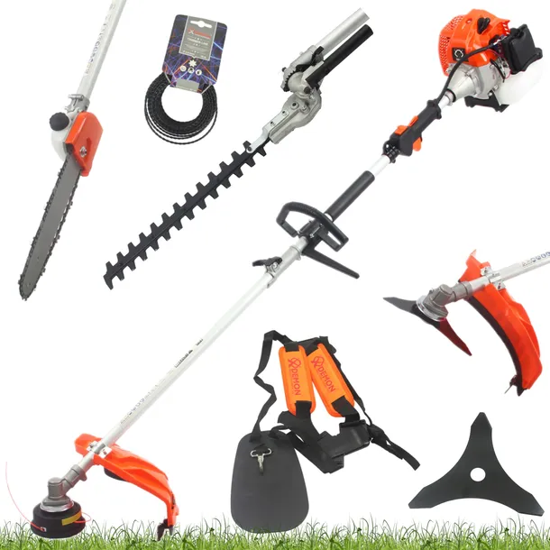 KOSA SPALINOWA DEMON 4w1 2,2kW+ PIŁA+ NOŻYCE+ TRÓJZĄB DEMON M83108A