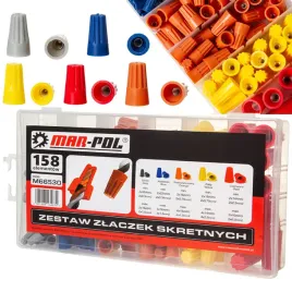 zestaw-zlaczek-kablowych-skretnych-158-elementow-mar-pol-m66530