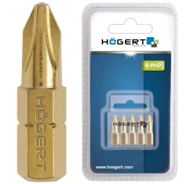hogert-koncowki-wkretakowe-ph2-25mm-pokryte-azotkiem-tytanu-5szt-ht1s382