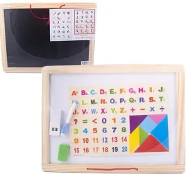 tablica-dziecieca-dwustronna-do-pisania-kreda-pisakiem-magnetyczna-literki