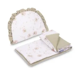 komplet-do-wozka-muslin-dmuchawce-bezowy