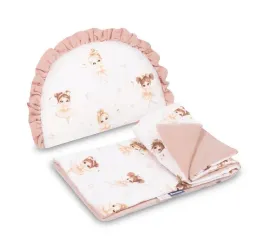 komplet-do-wozka-muslin-baletnice-rozowy