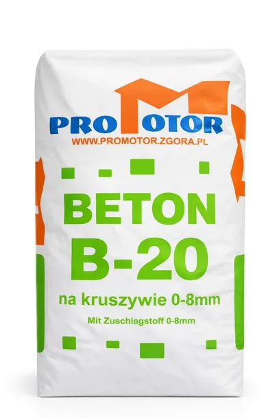 Beton konstrukcyjny B20 Promotor 25 kg worek