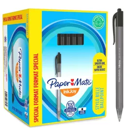 dlugopis-automatyczny-czarny-10mm-paper-mate-inkjoy-100-sztuk-zestaw