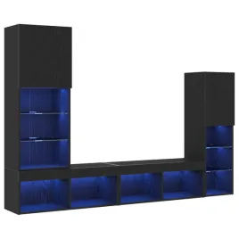 szafka-pod-telewizor-4-szt-czarny-dab-material-drewnopochodny