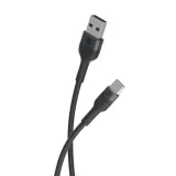 forever-kabel-flexible-usb-usb-c-10-m-3a-czarny