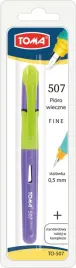 pioro-wieczne-rubber-grip-to-507-toma-fioletowo-zielony-linia-05mm