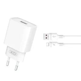 xo-ladowarka-sieciowa-ce02d-qc-3-0-18w-1x-usb-biala-kabel-usb-c