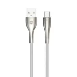 forever-kabel-sleek-usb-usb-c-10-m-3a-bialy