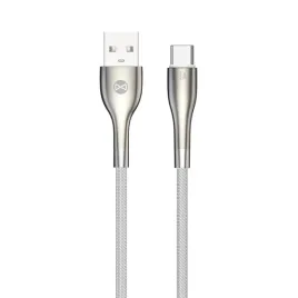 forever-kabel-sleek-usb-usb-c-10-m-3a-bialy