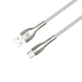 forever-kabel-sleek-usb-usb-c-10-m-3a-bialy