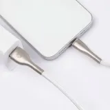 forever-kabel-sleek-usb-usb-c-10-m-3a-bialy