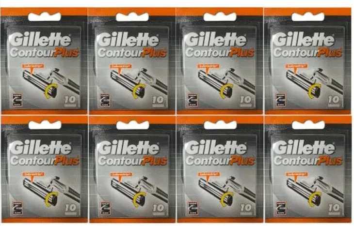 gillette-contour-plus-wklady-10-szt-stan-nowy