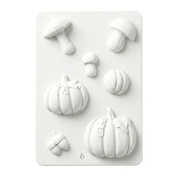 Foremka plastikowa do odlewów GALERIA HOBBY 20x24cm - jesień,  dynia, grzy