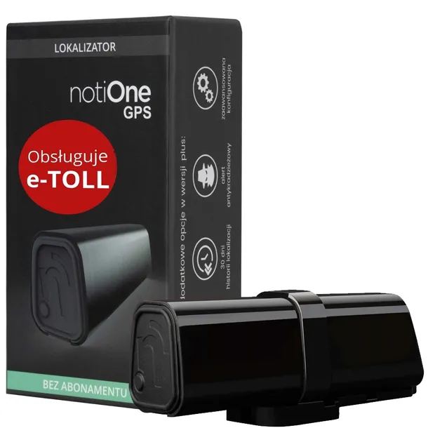 notiOne GPS Plus Lokalizator e-TOLL etoll SIM bez abonamentu Polska +UE