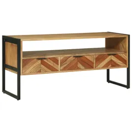 szafka-pod-telewizor-z-szuflada-brazowy-100-x-35-x-50-cm