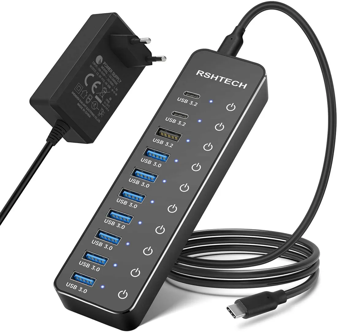 hub-usb-rsh-st10c-10-portow