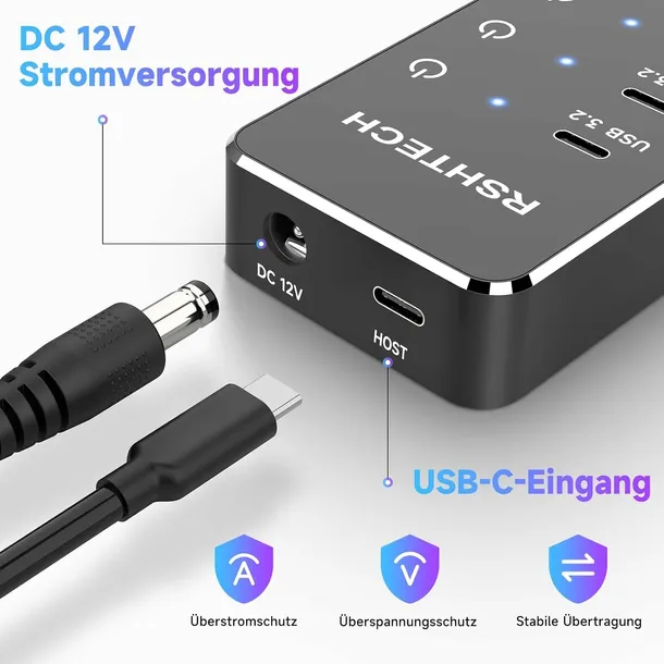hub-usb-rsh-st10c-10-portow-stan-opakowania-oryginalne