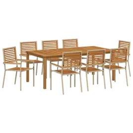 zestaw-do-jadalni-w-ogrodzie-9-szt-bezowy-lite-drewno-akacji