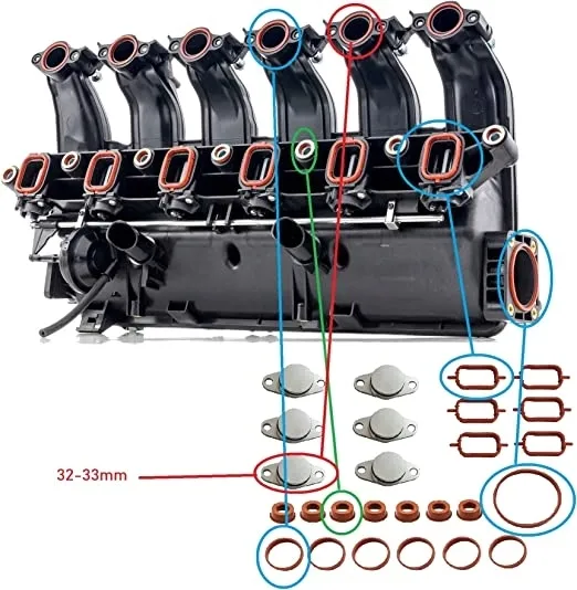 zaslepki-kolektor-ssacego-bmw-e90-e46-e91-320-330d