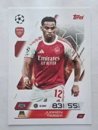 2025-26-topps-match-attax-jurrien-timber-arsenal-londyn-f