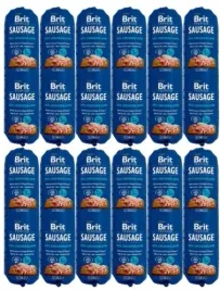 brit-karma-mokra-dla-psa-sausage-chicken-lamb-12x800g