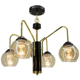 lampa-wiszaca-z-4-kloszami-alice-zloto-czarny-elm-30a