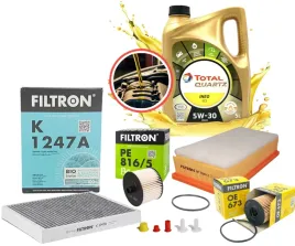 olej-5w30-total-ecs-5l-zestaw-filtrow-citroen-c5-iii-peugeot-407-2-0hdi