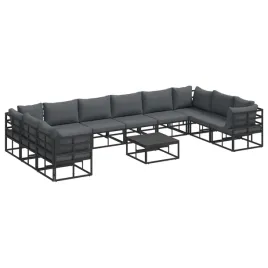 zestaw-sof-na-ogrod-z-poduszka-11-szt-czarny-aluminium